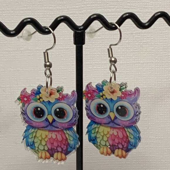 Owl Earring, Teacher Earring, Educator Earring, Gift Idea, Teacher Appre… - Picture 3 of 4